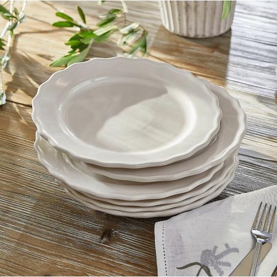 mediterran viragos tanyer szett feher tengerparti bezs krem szinu unnepi vintage leveles tanyer antikolt elegans luxus.jpg